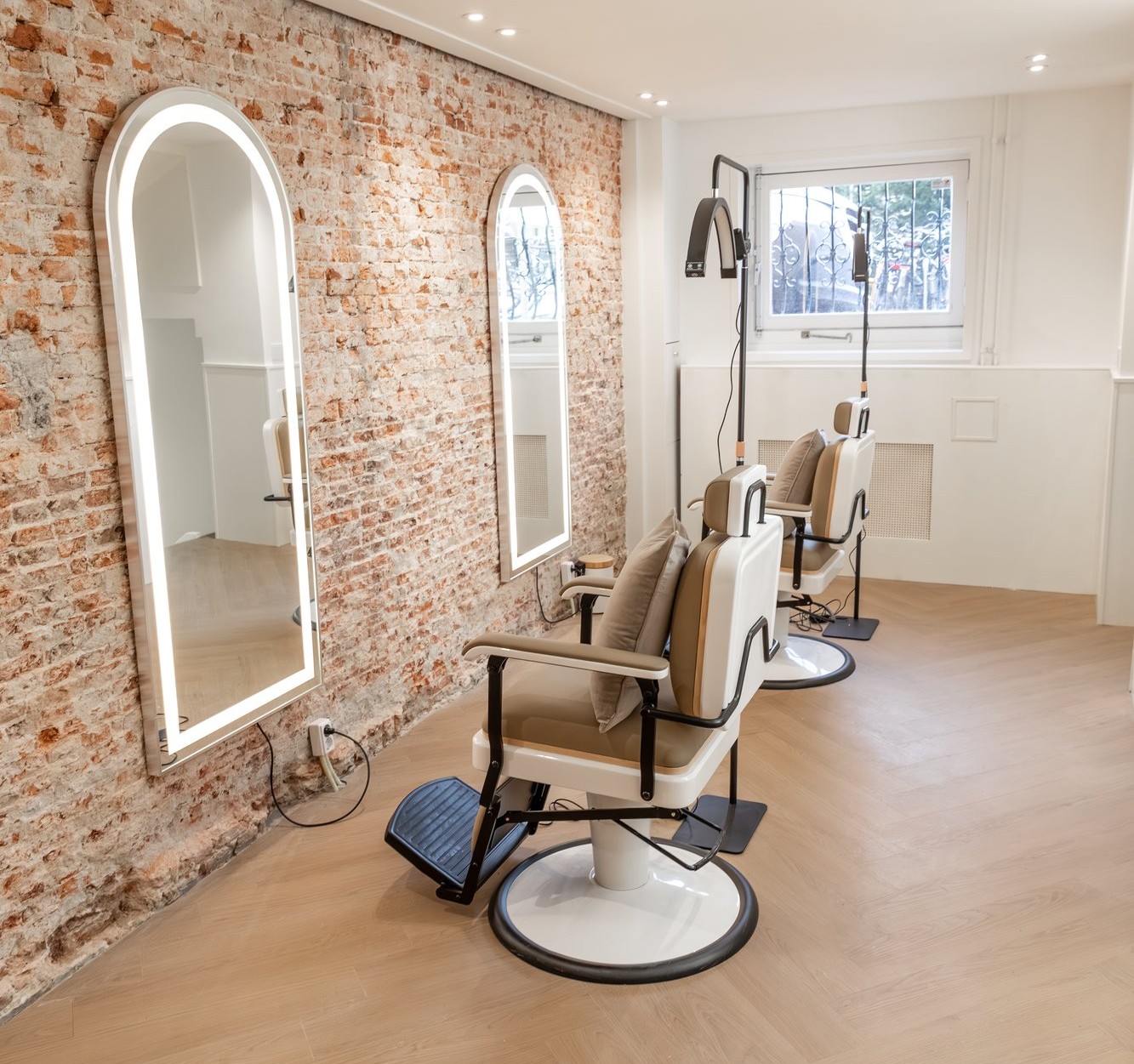 Detail van het interieur van Edited Beauty